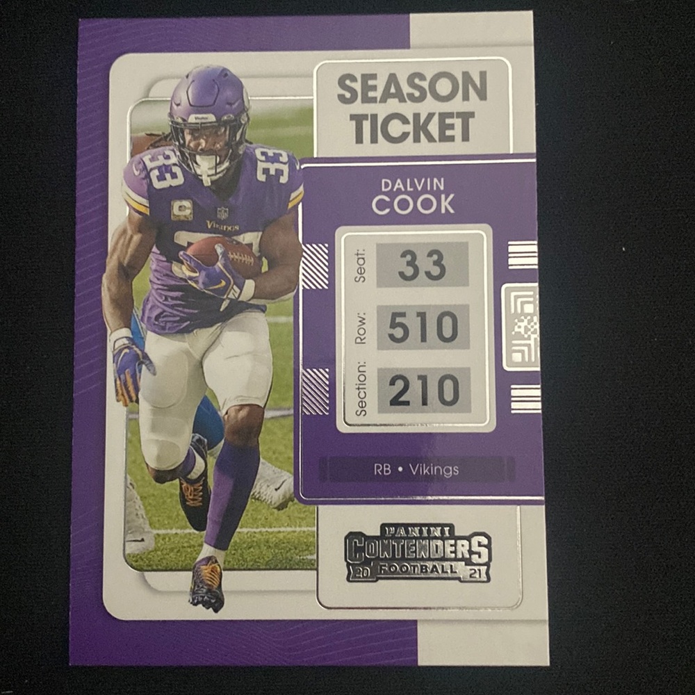 Dalvin cook - 2022 panini contenders football #65